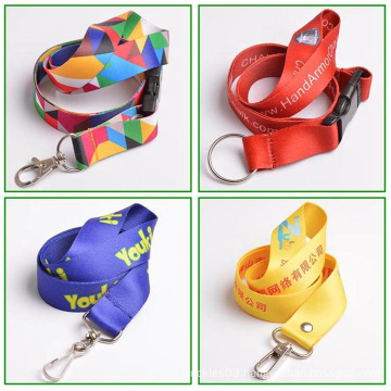 Professional fabric printed lanyards for oem logo